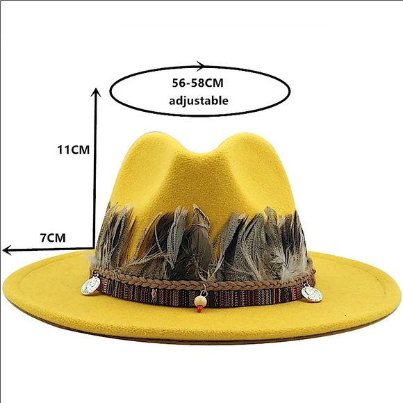 WIDE BRIM PANAMA STYLE HAT - Picture 2 of 5